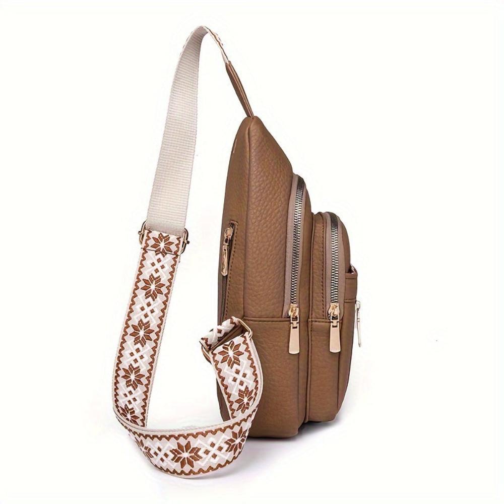 Women's Margaret Pebbled Vegan Leather Sling Crossbody Bag