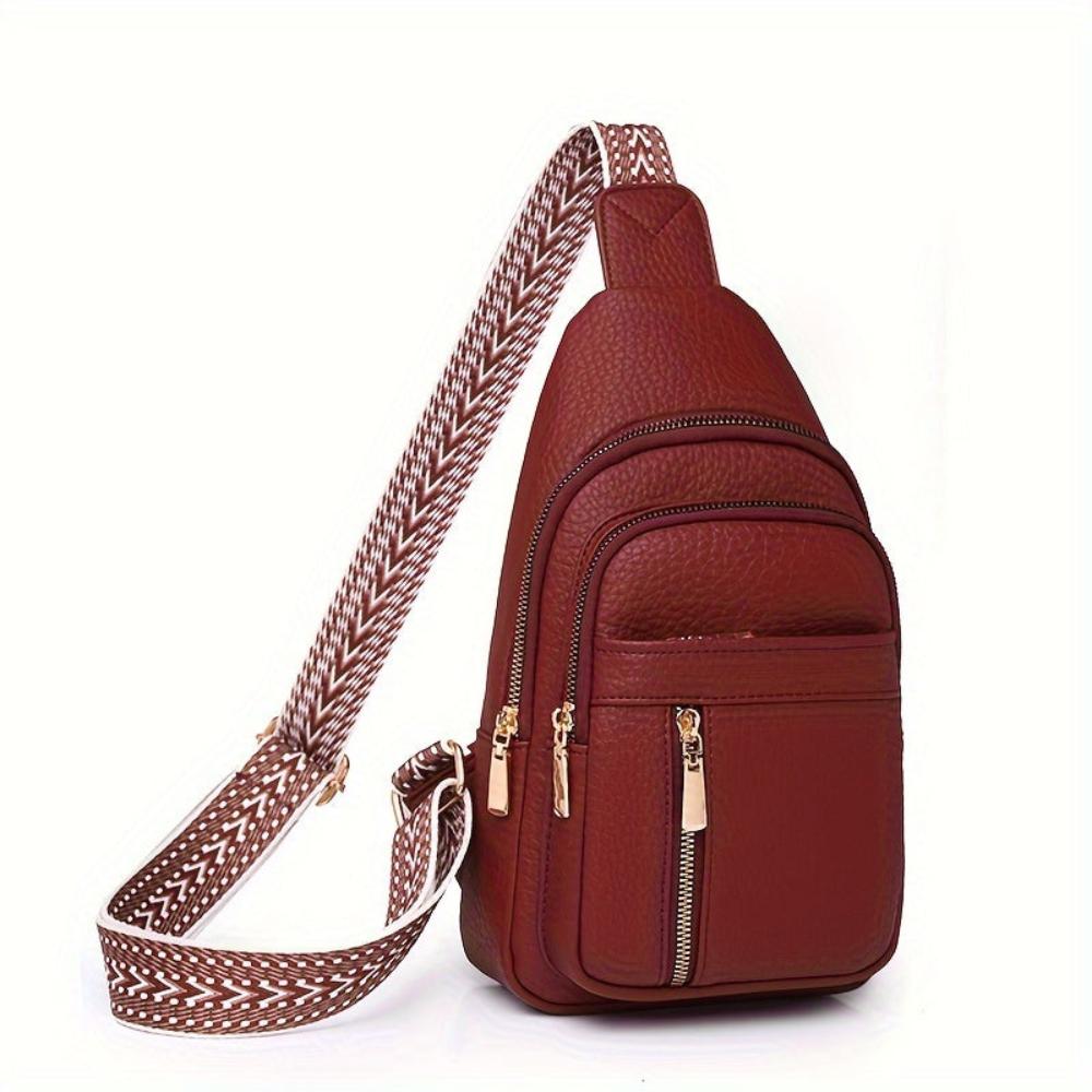 Women's Margaret Pebbled Vegan Leather Sling Crossbody Bag