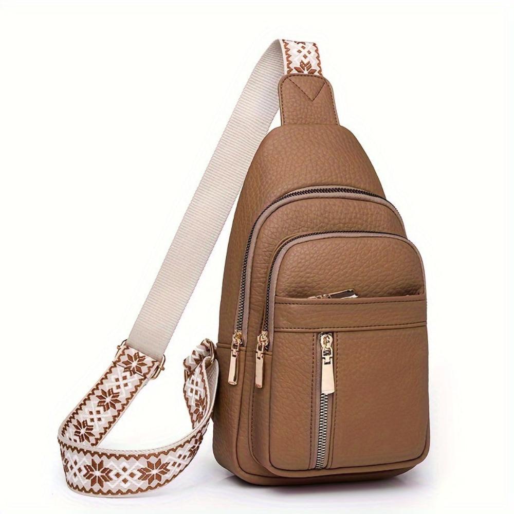 Women's Margaret Pebbled Vegan Leather Sling Crossbody Bag