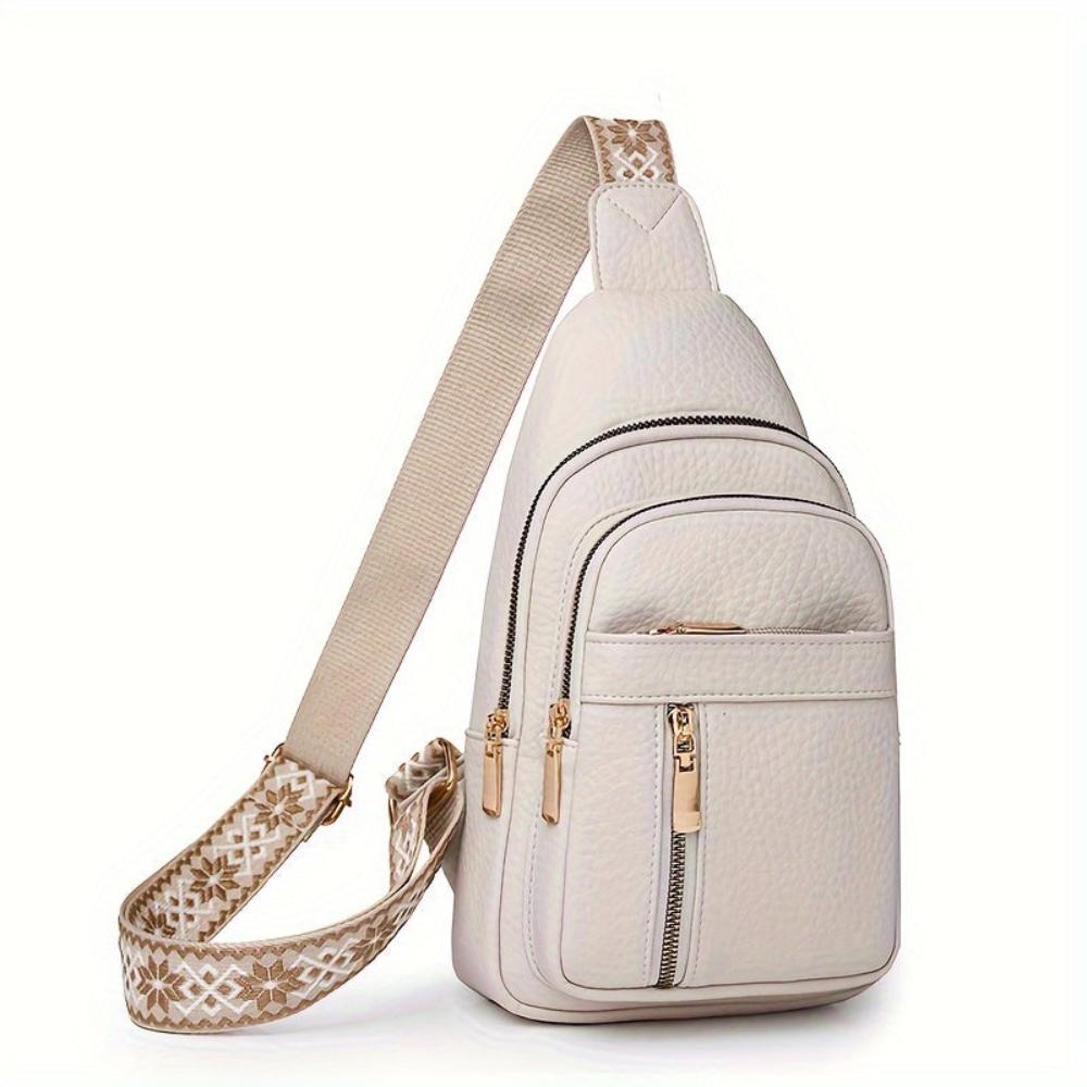 Women's Margaret Pebbled Vegan Leather Sling Crossbody Bag
