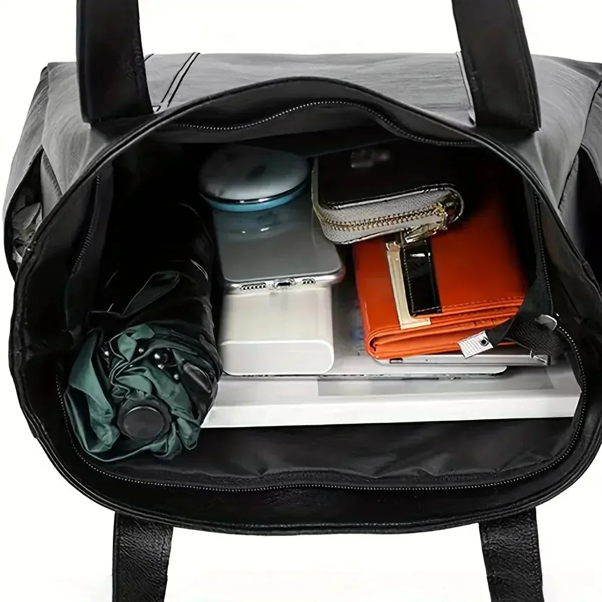 Women's Genuine Leather Shoulder Bag with Single Strap