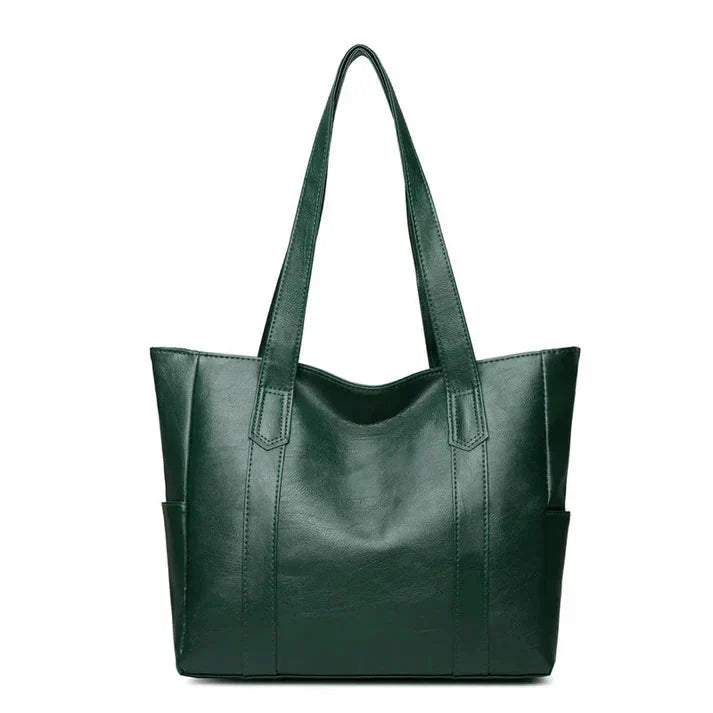 Women's Genuine Leather Shoulder Bag with Single Strap