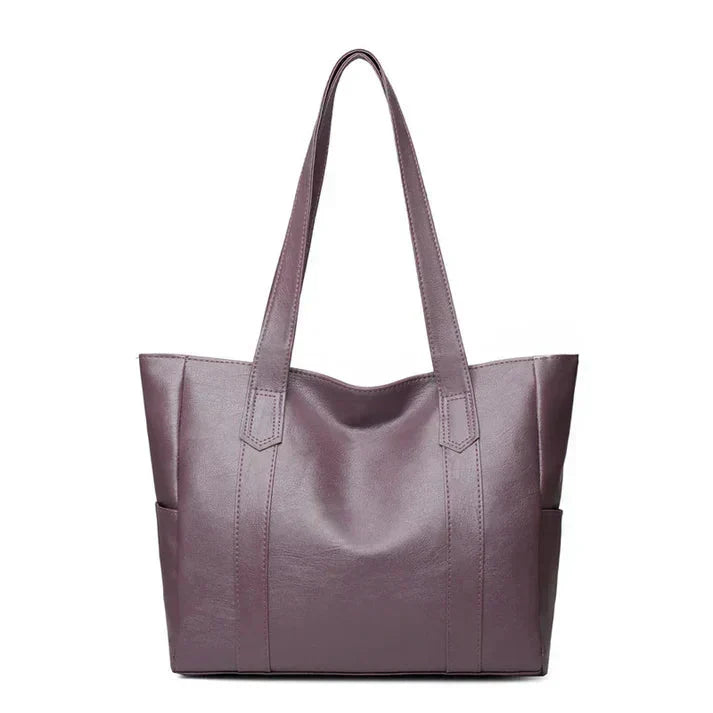 Women's Genuine Leather Shoulder Bag with Single Strap