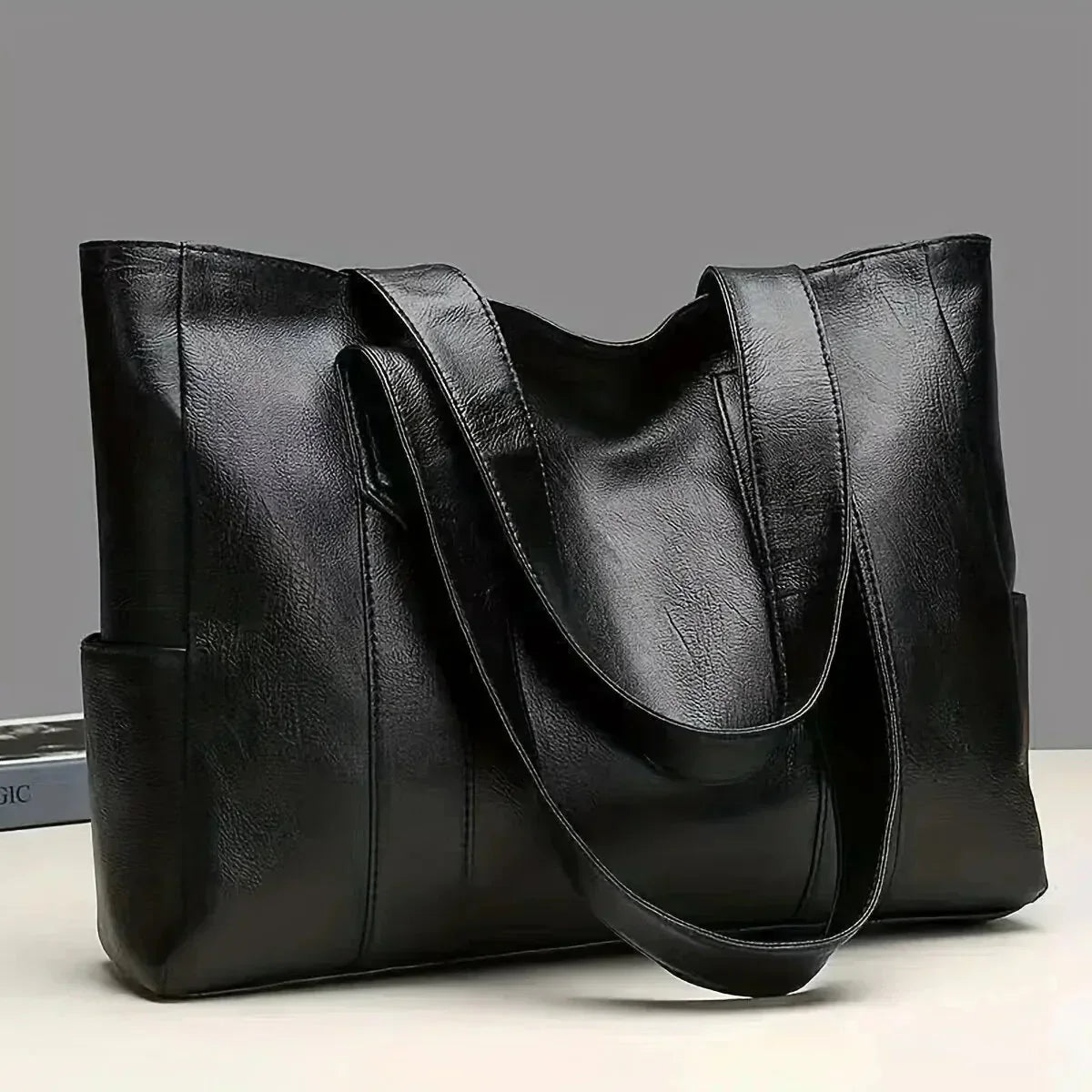 Women's Genuine Leather Shoulder Bag with Single Strap