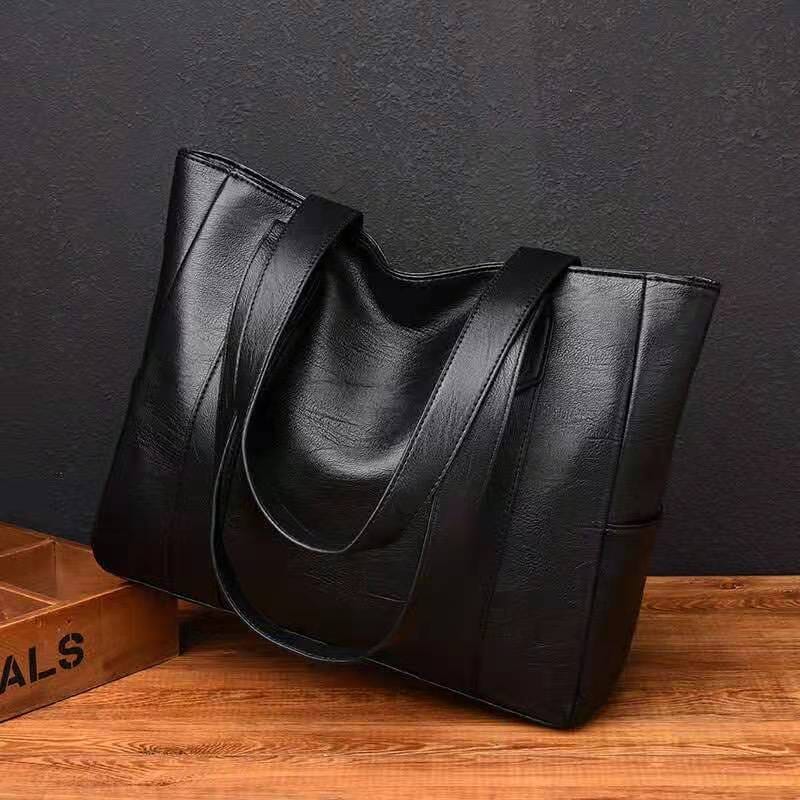 Women's Genuine Leather Shoulder Bag with Single Strap