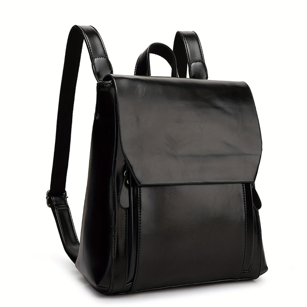 Women's Clara Quilted Vintage Leather Backpack with Gold Hardware