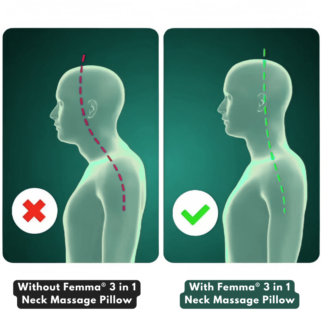 Femma® 3 in 1 Neck Massage Pillow