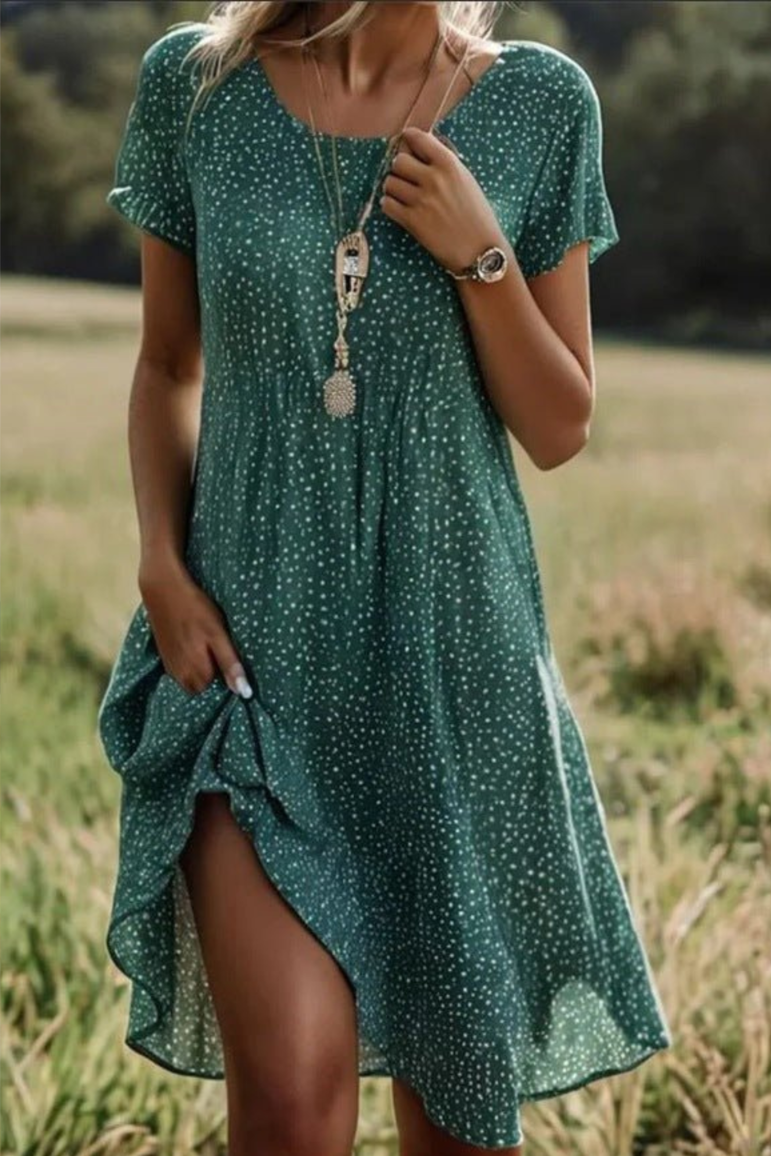 Women's Coastal Boho Summer Dress