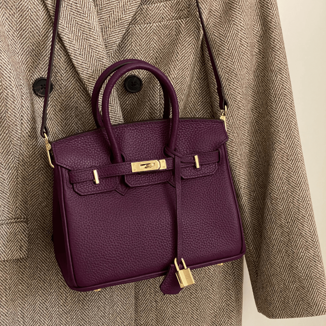 Women's Large Leather Top-Handle Handbag