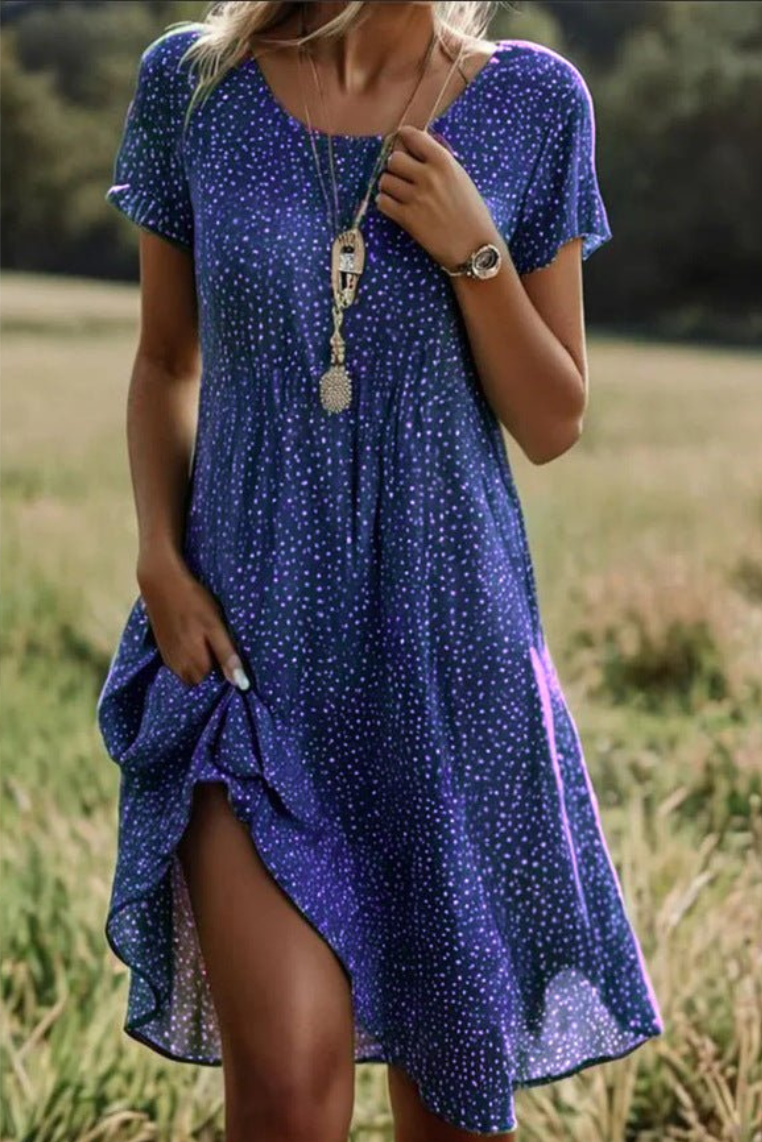 Women's Coastal Boho Summer Dress