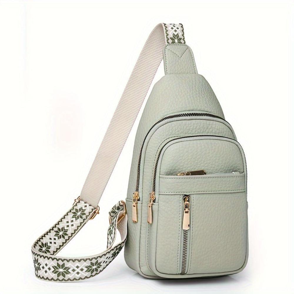 Women's Margaret Pebbled Vegan Leather Sling Crossbody Bag