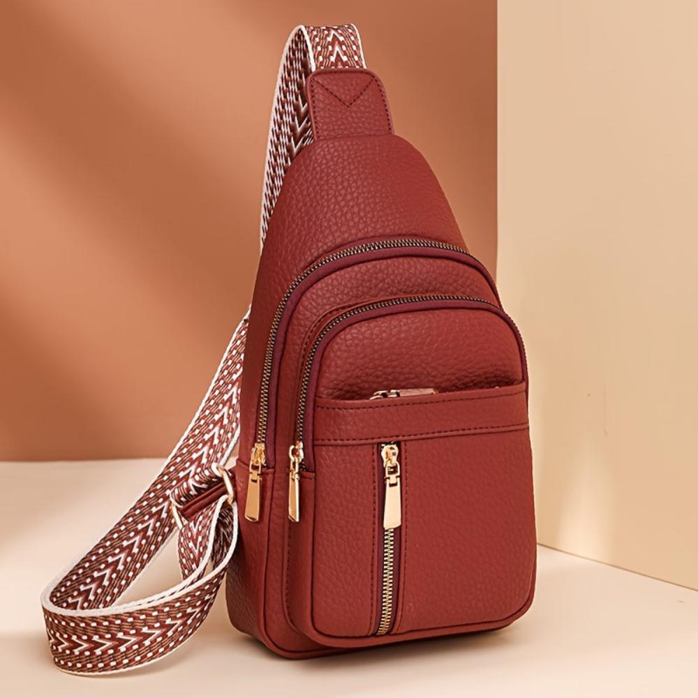 Women's Margaret Pebbled Vegan Leather Sling Crossbody Bag