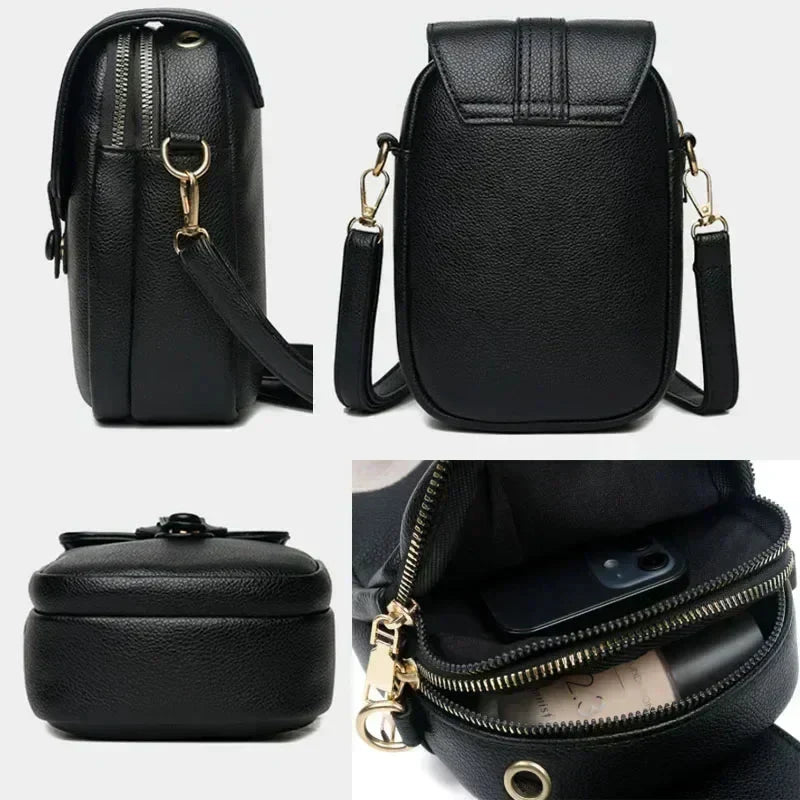 Women's Yenthle Vegan Leather Retro Shoulder Bag