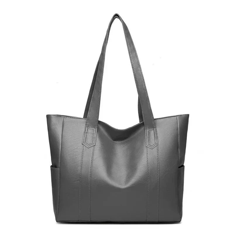 Women's Genuine Leather Shoulder Bag with Single Strap